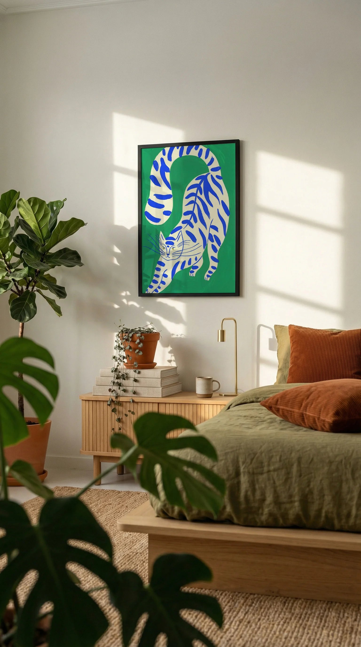 Blue Tiger Poster
