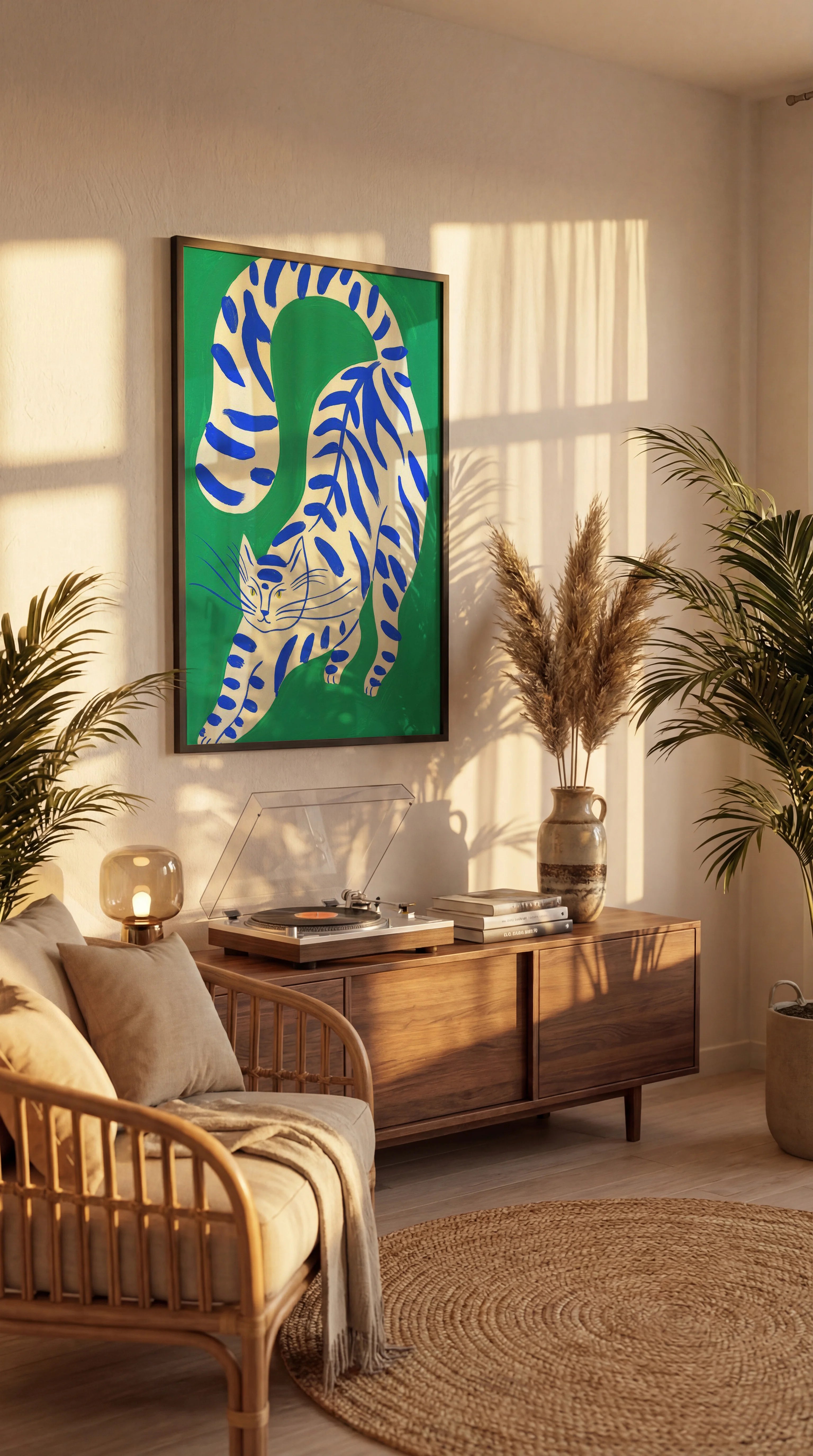 Blue Tiger Poster