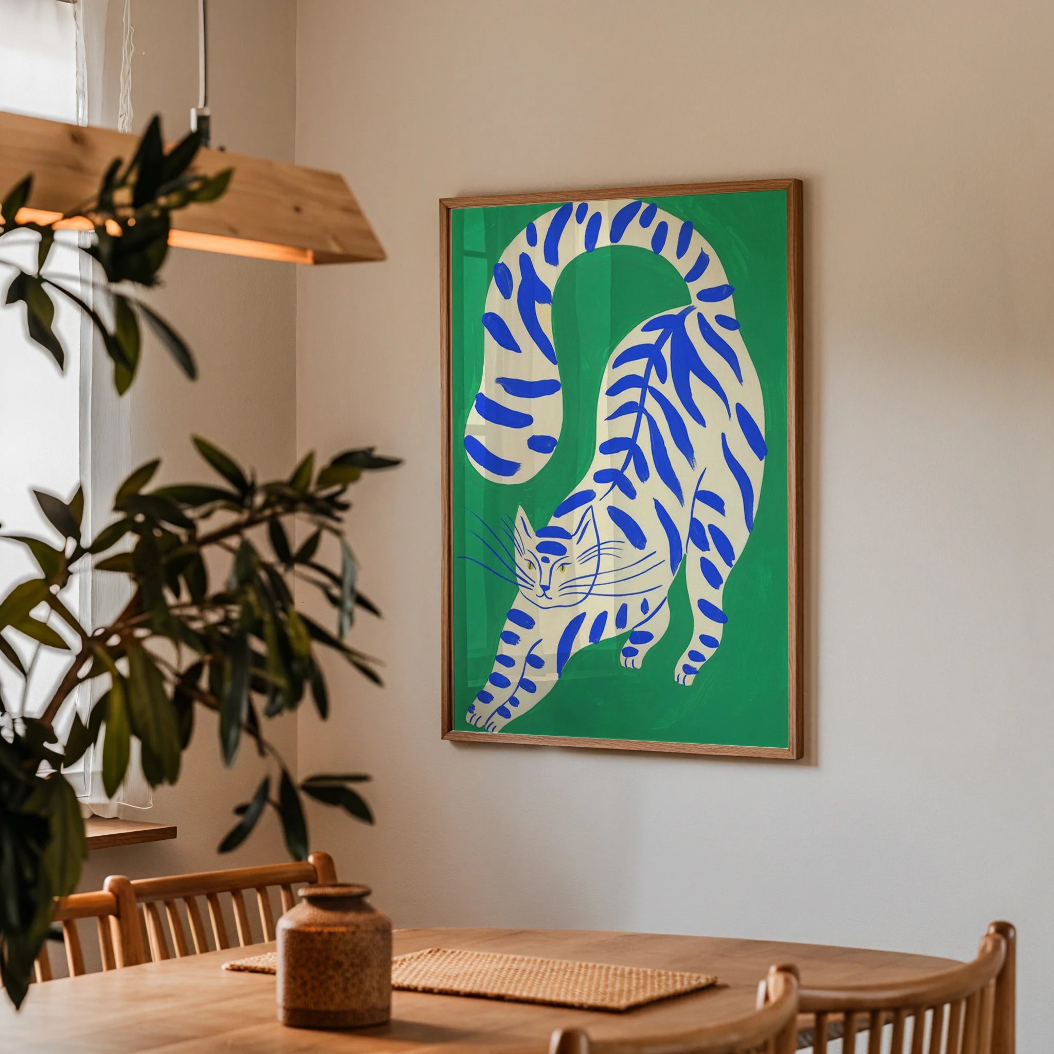Blue Tiger Poster