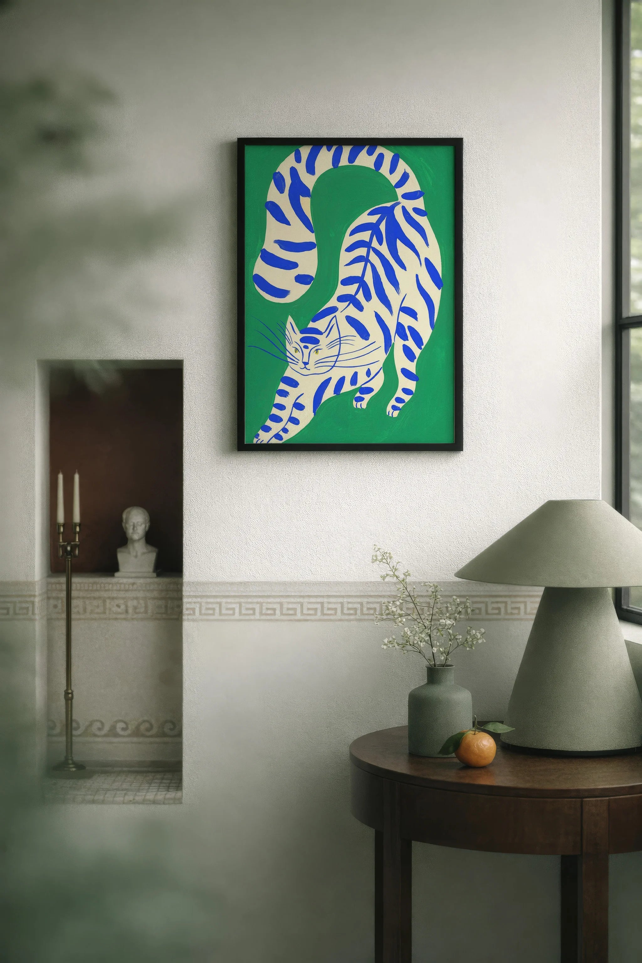 Blue Tiger Poster
