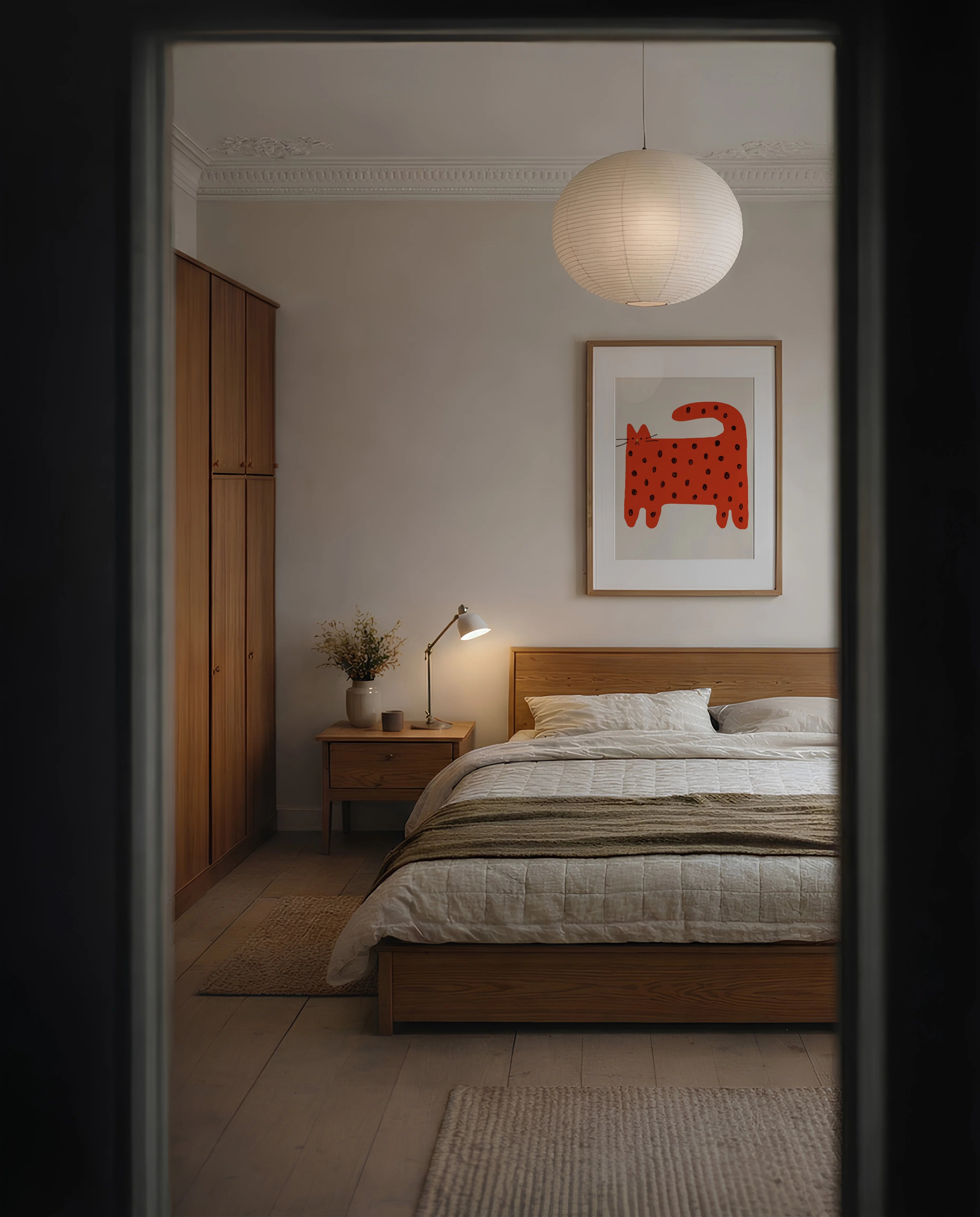 Cherry Cat Poster