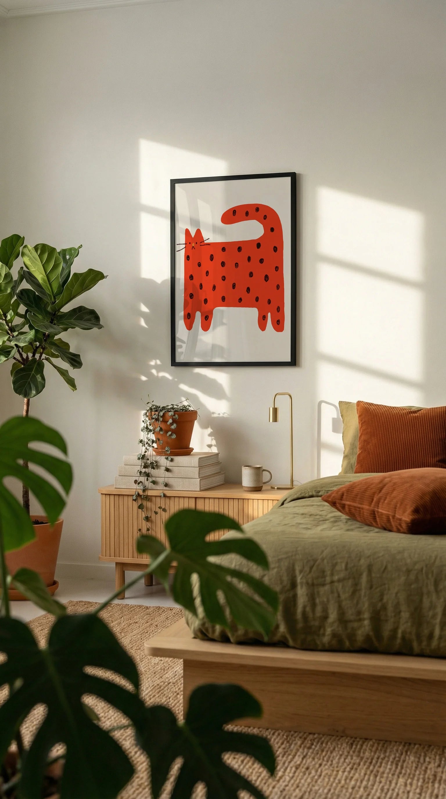 Cherry Cat Poster