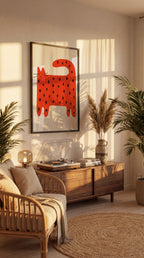 Cherry Cat Poster