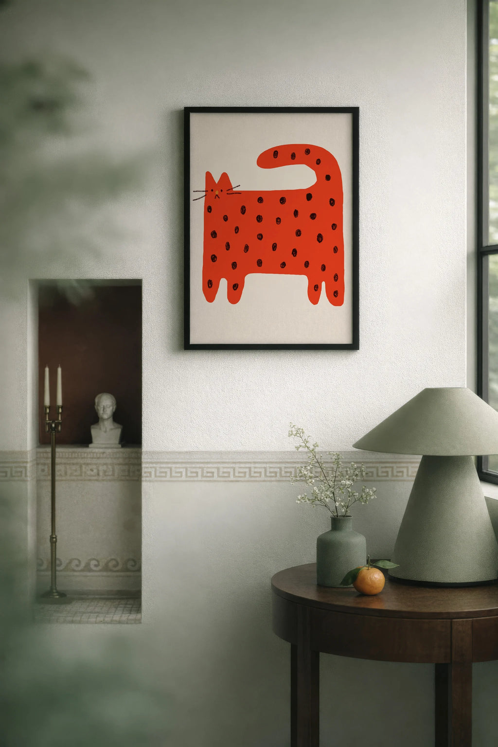 Cherry Cat Poster