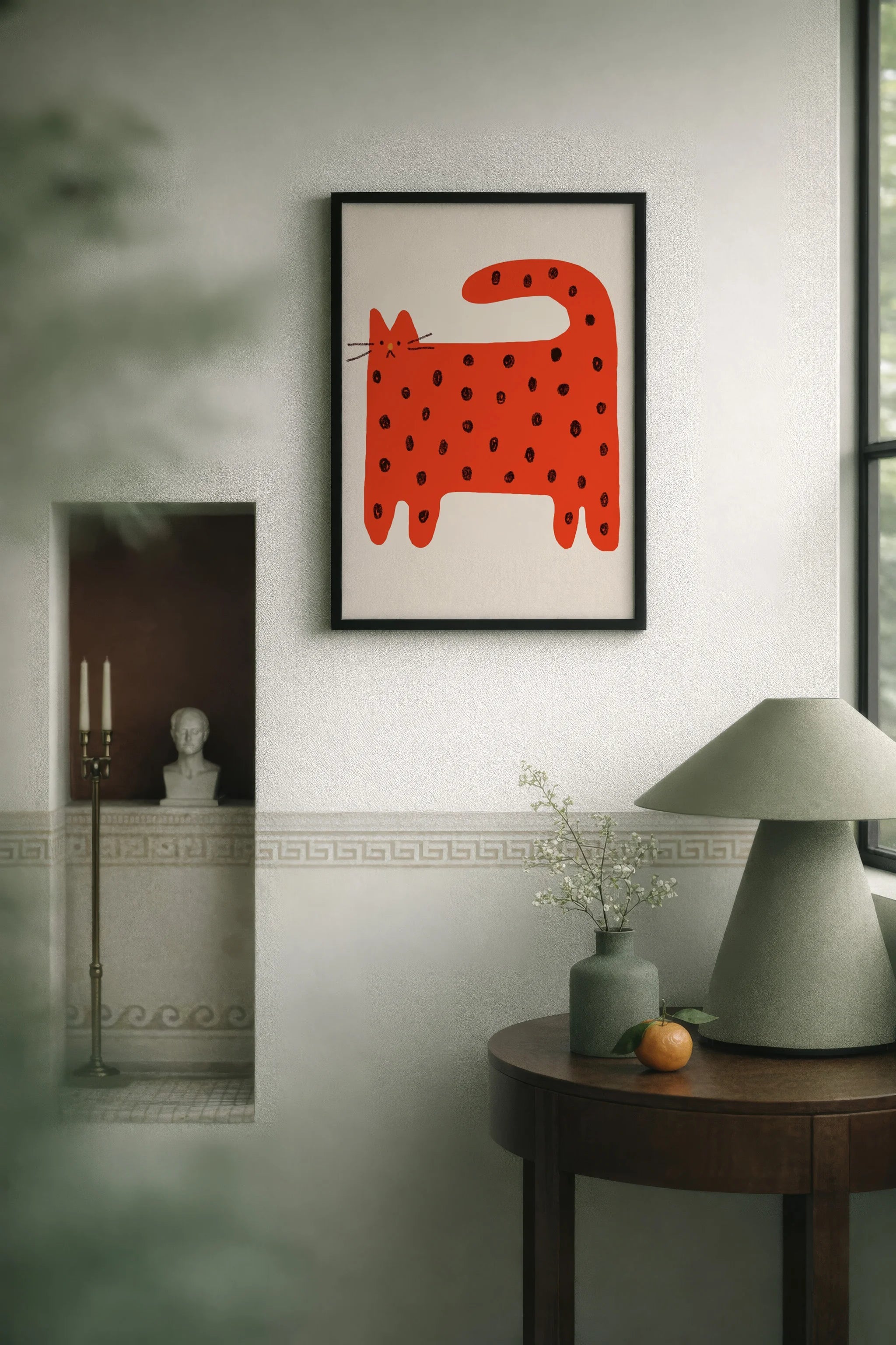 Cherry Cat Poster