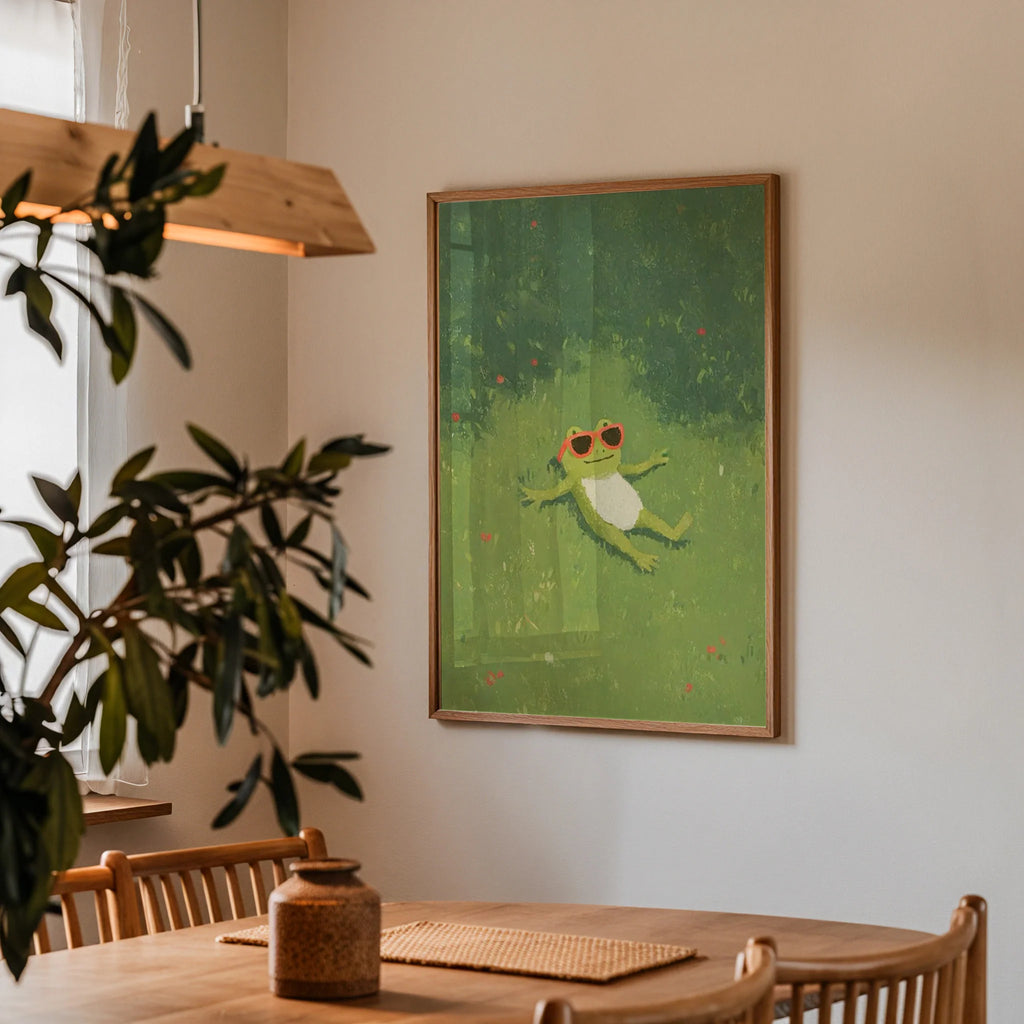 Cool Frog Poster