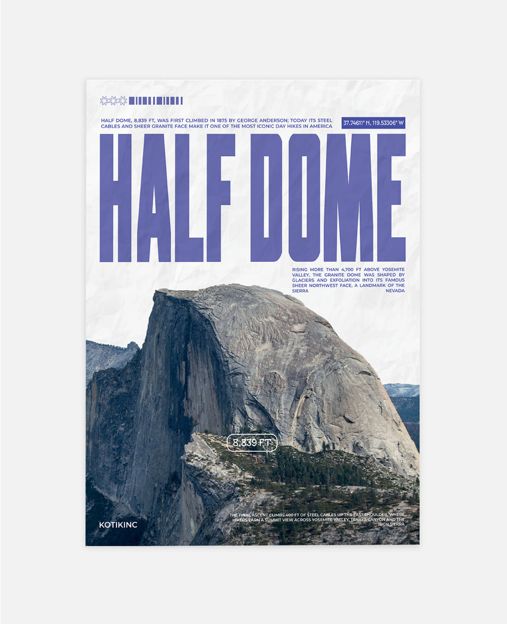 Постер Half Dome