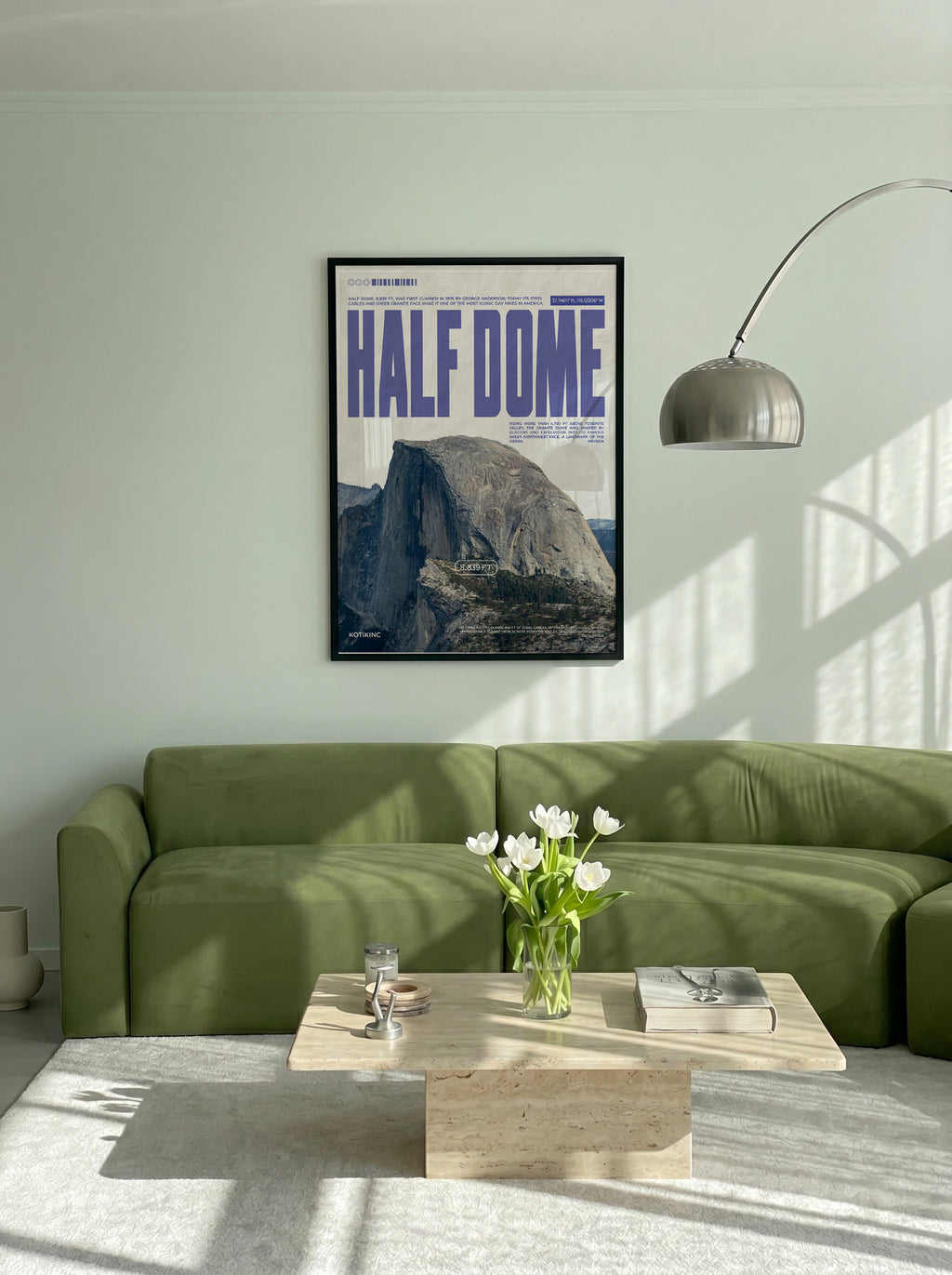 Постер Half Dome в інтер'єрі
