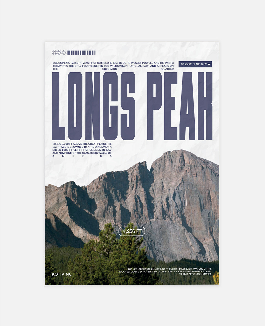 Постер Longs Peak
