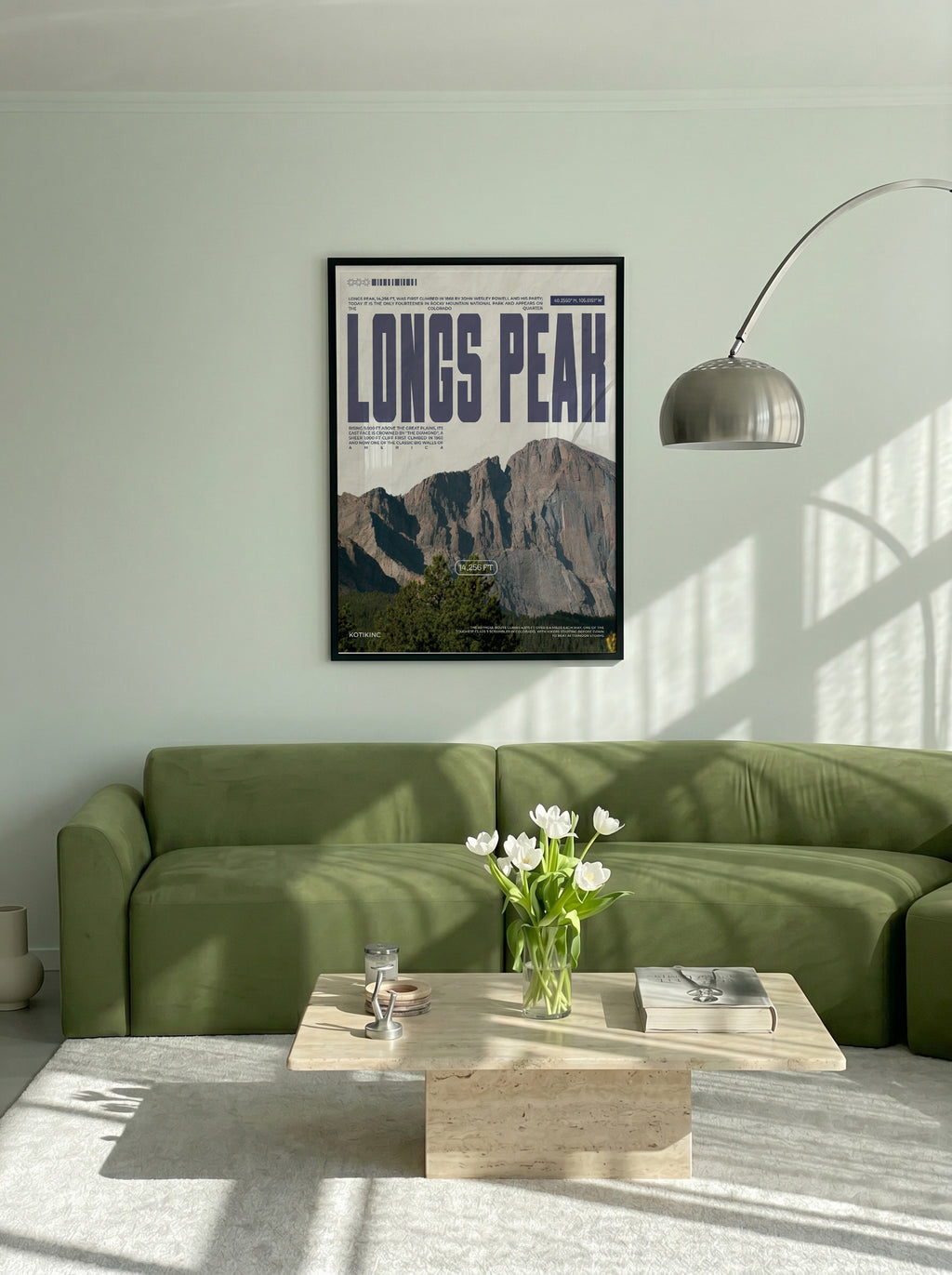 Постер Longs Peak в інтер'єрі