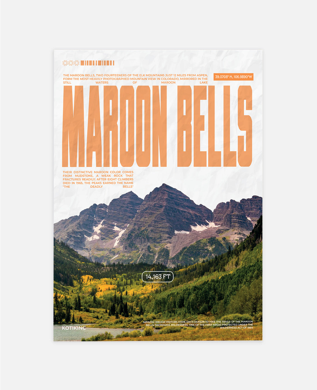 Постер Maroon Bells