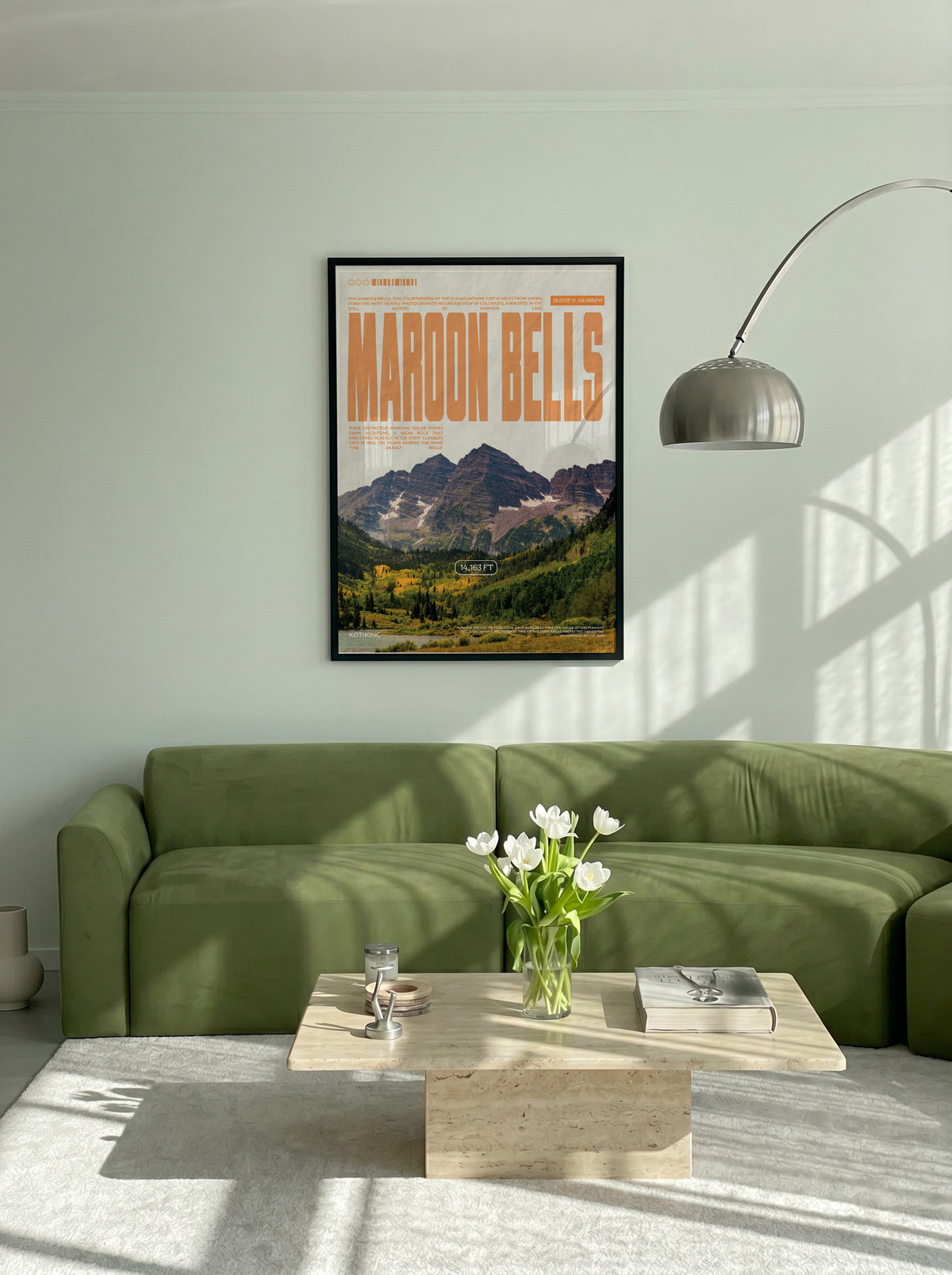 Постер Maroon Bells в інтер'єрі