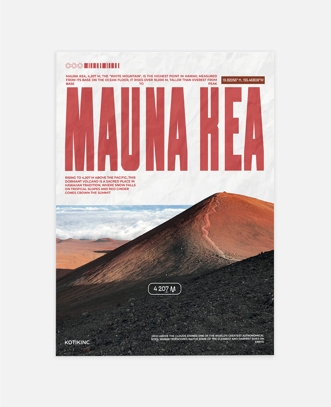 Постер Mauna Kea
