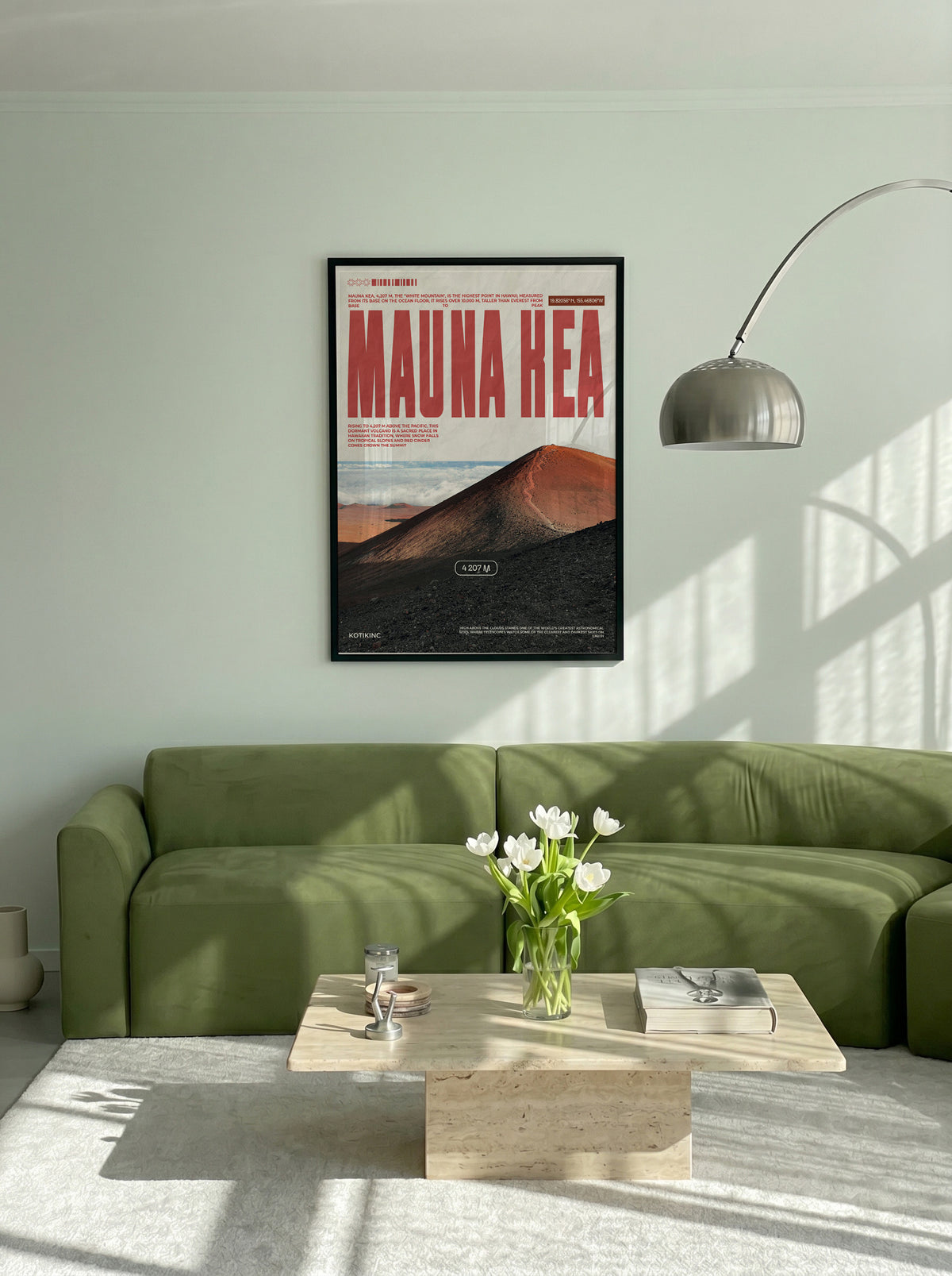 Постер Mauna Kea в інтер'єрі