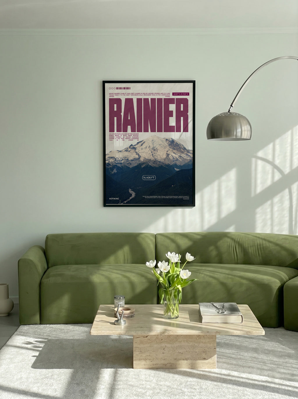 Постер Mount Rainier в інтер'єрі