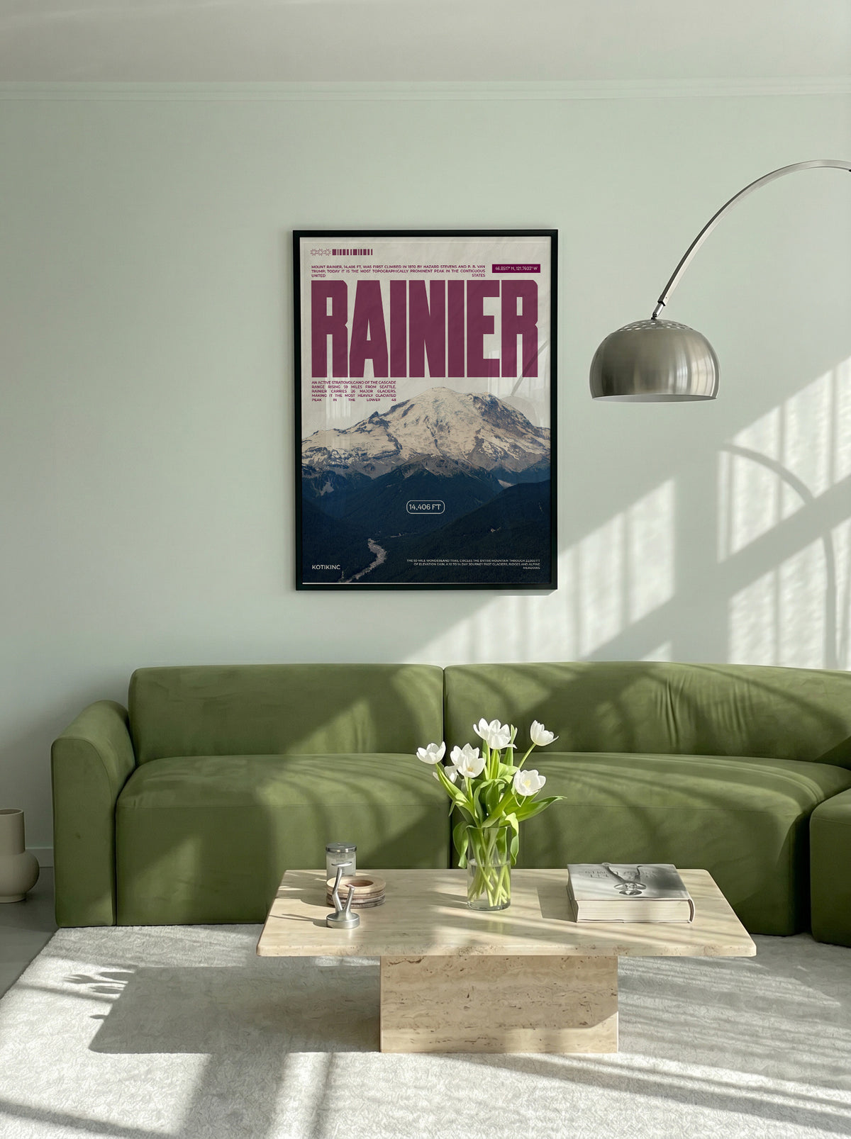 Постер Mount Rainier в інтер'єрі