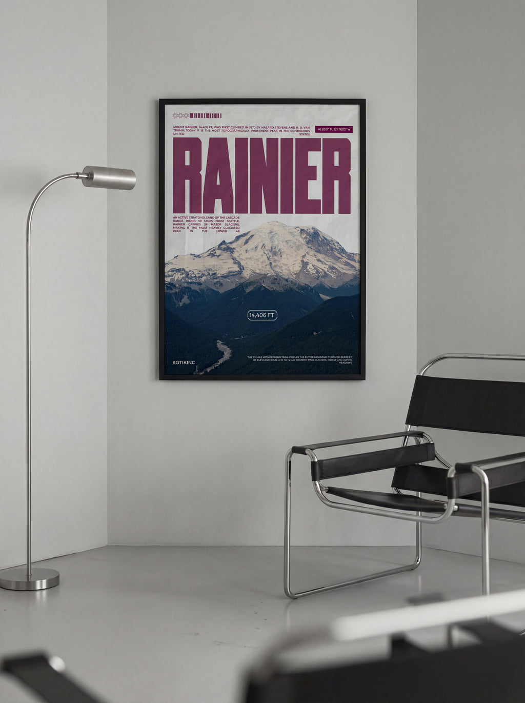 Постер Mount Rainier деталі
