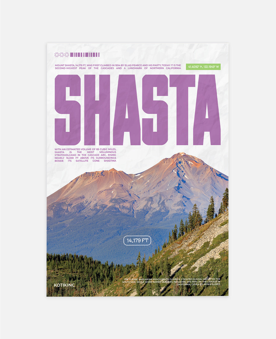 Постер Mount Shasta