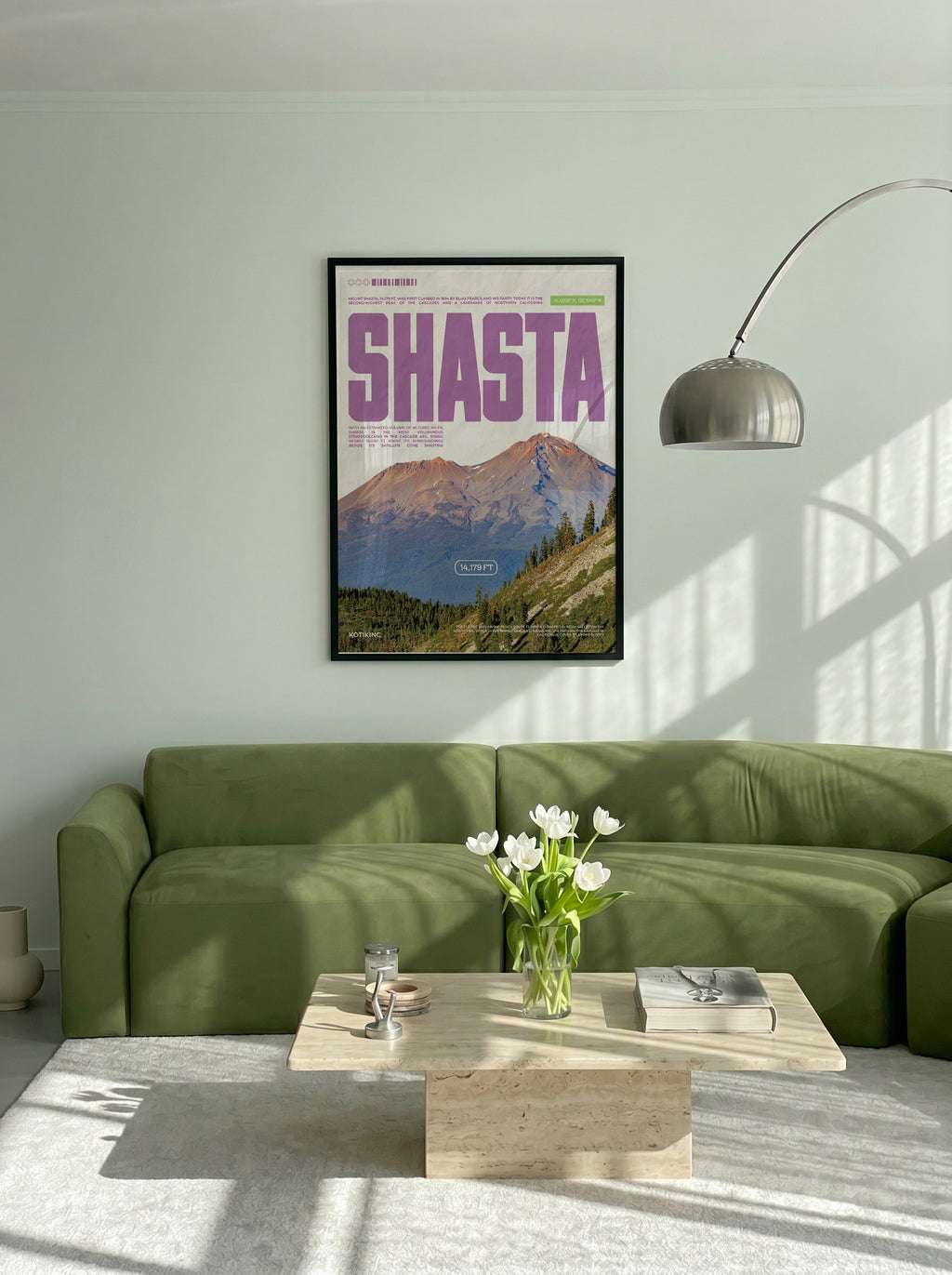 Постер Mount Shasta в інтер'єрі