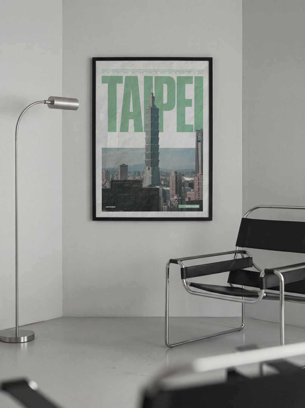 Постер Тайбей фото в кімнаті