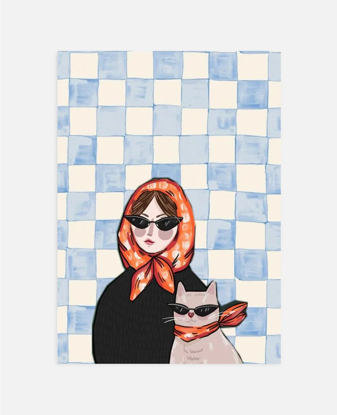 Us & The Cat Poster