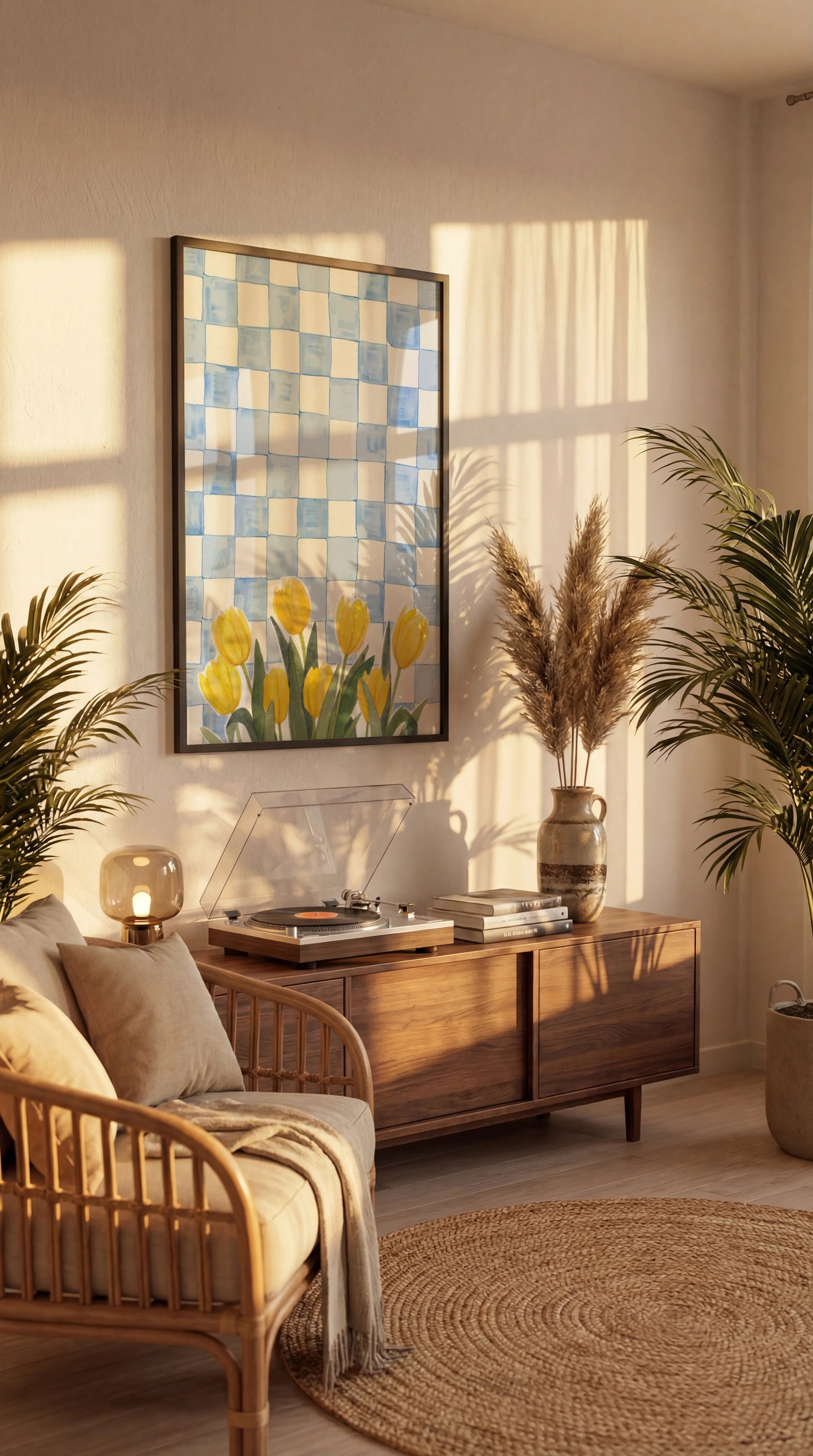 Yellow Tulips Poster