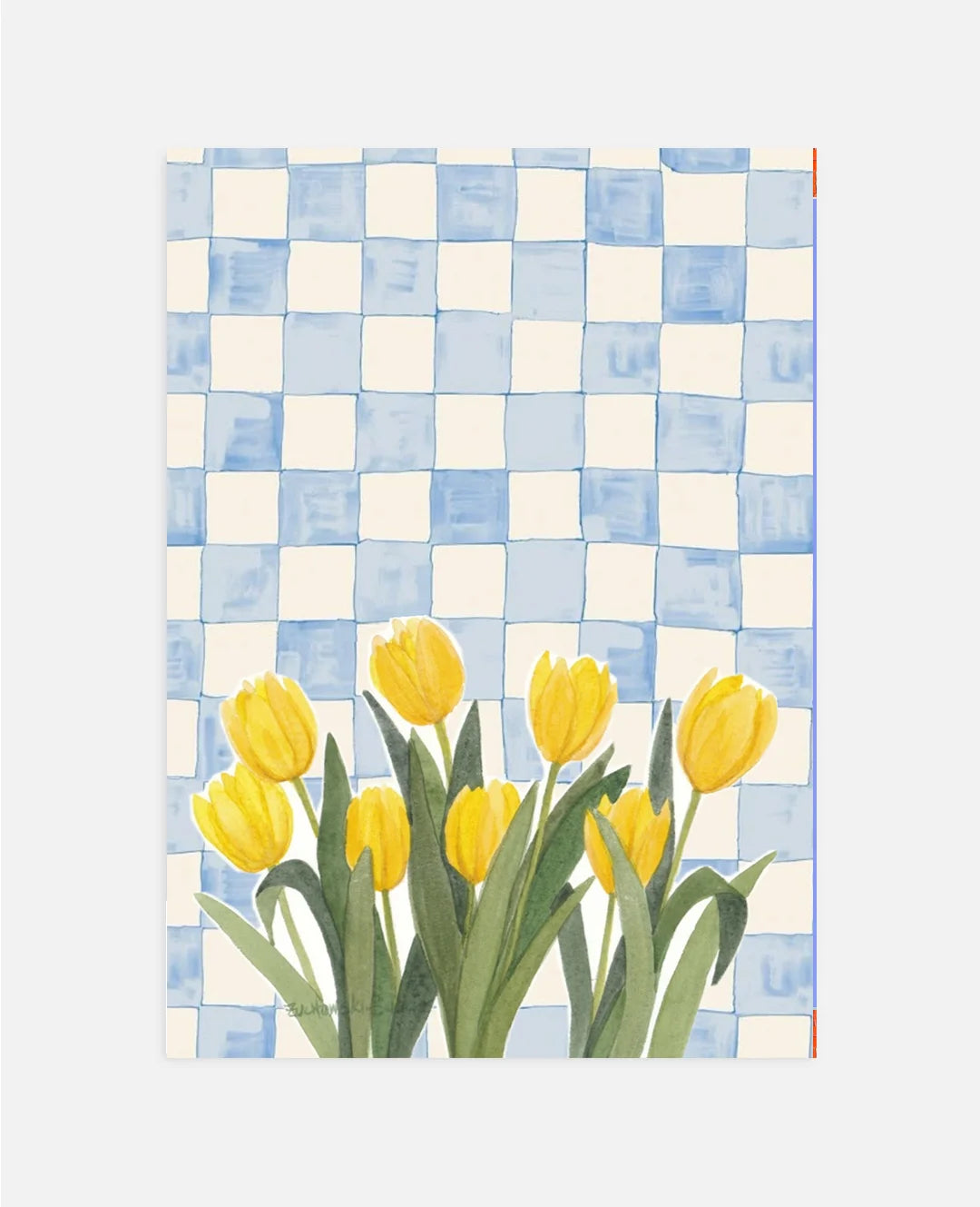 Yellow Tulips Poster