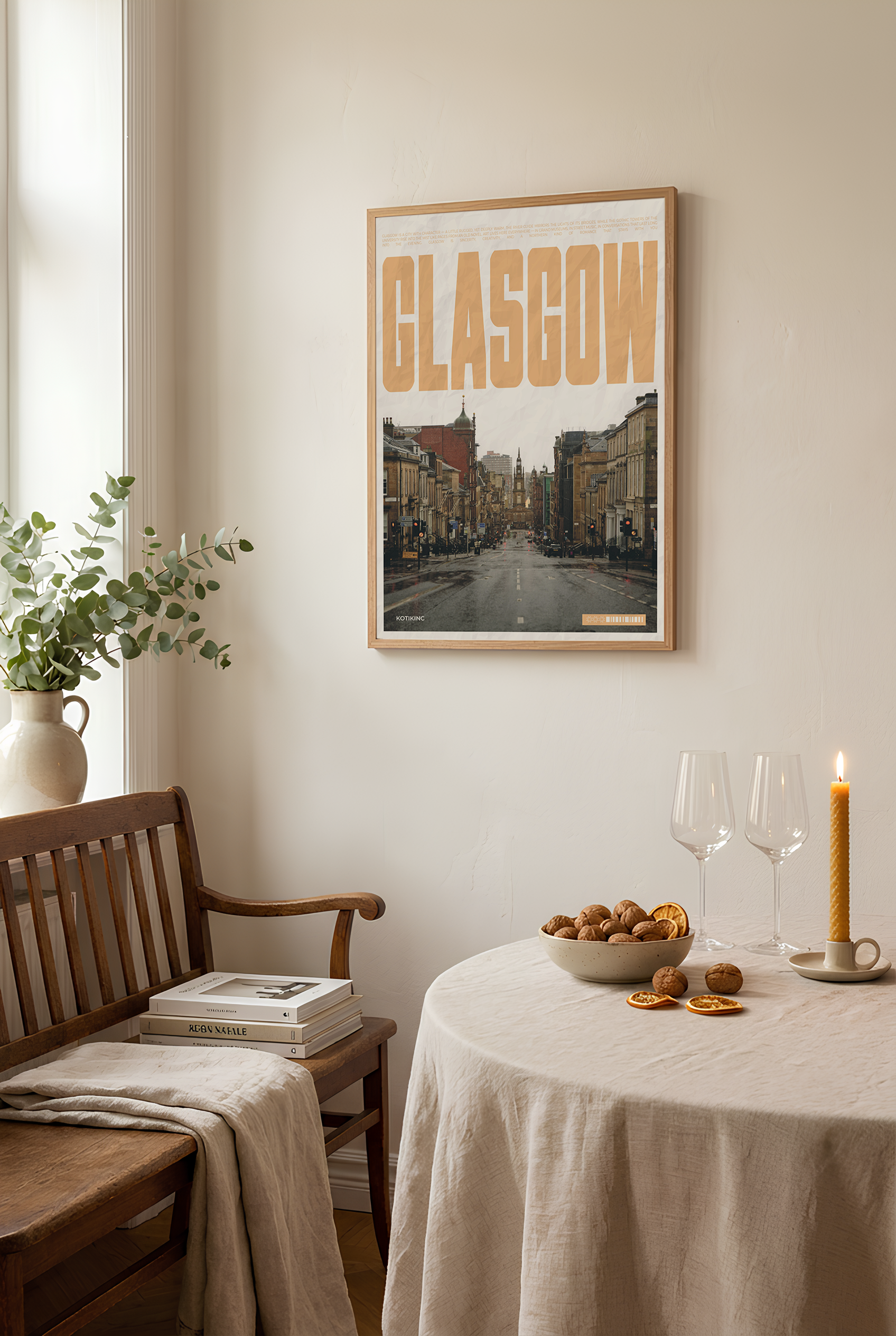 Glasgow city art print wall art poster | KOTIKINC — view 5