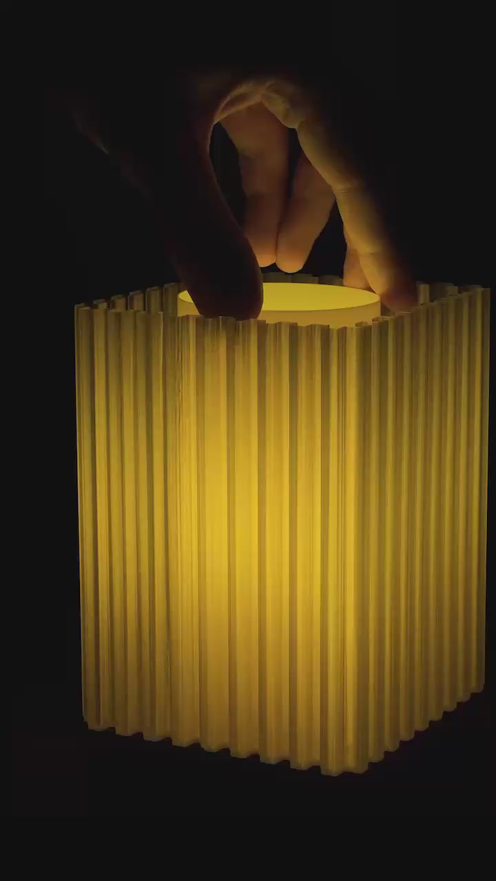 Ember table lamp changing light colors