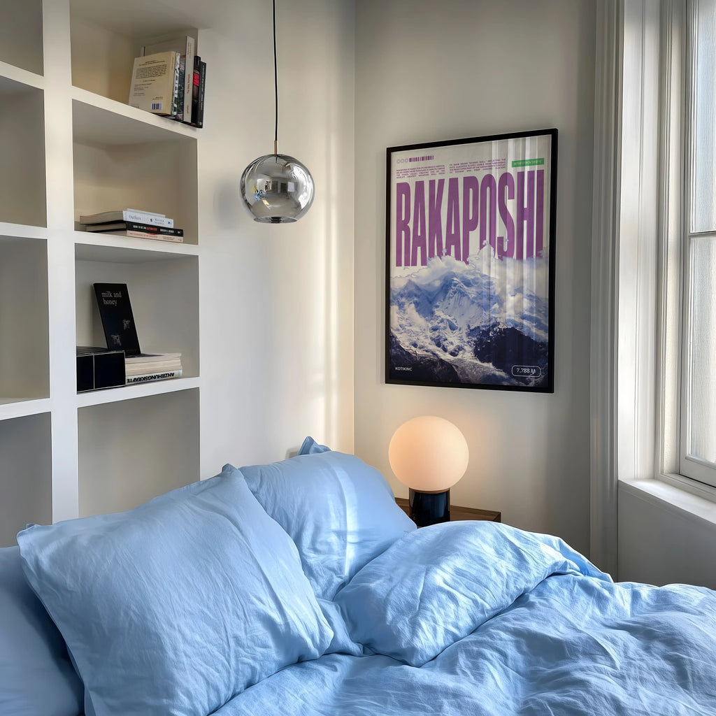 Rakaposhi mountain art print wall art poster | KOTIKINC — view 4