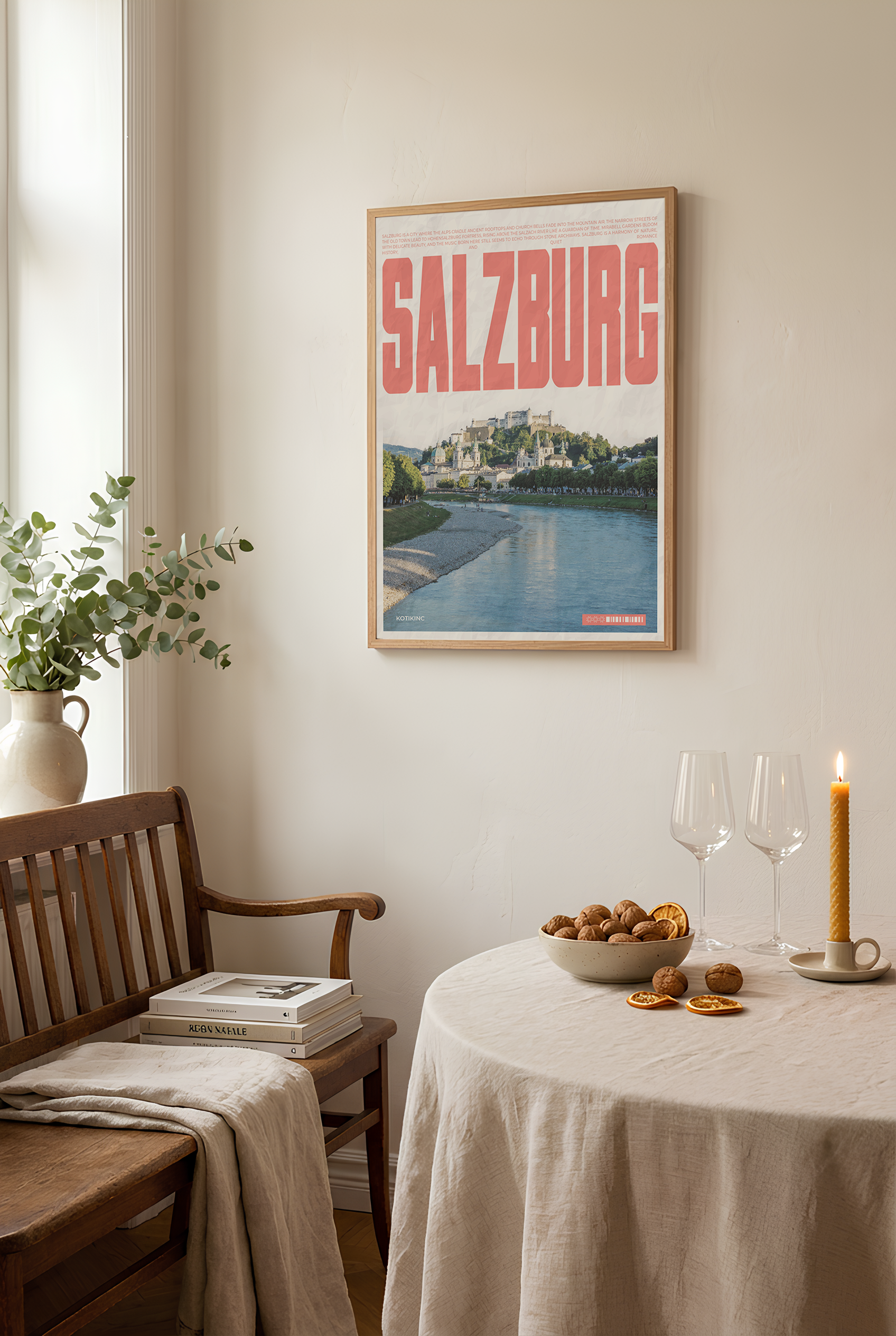 Salzburg city art print wall art poster | KOTIKINC — view 6
