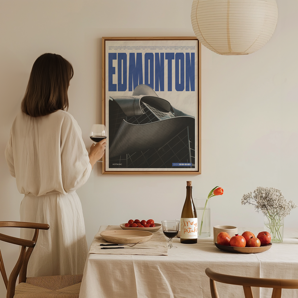 Edmonton city art print wall art poster | KOTIKINC — view 4