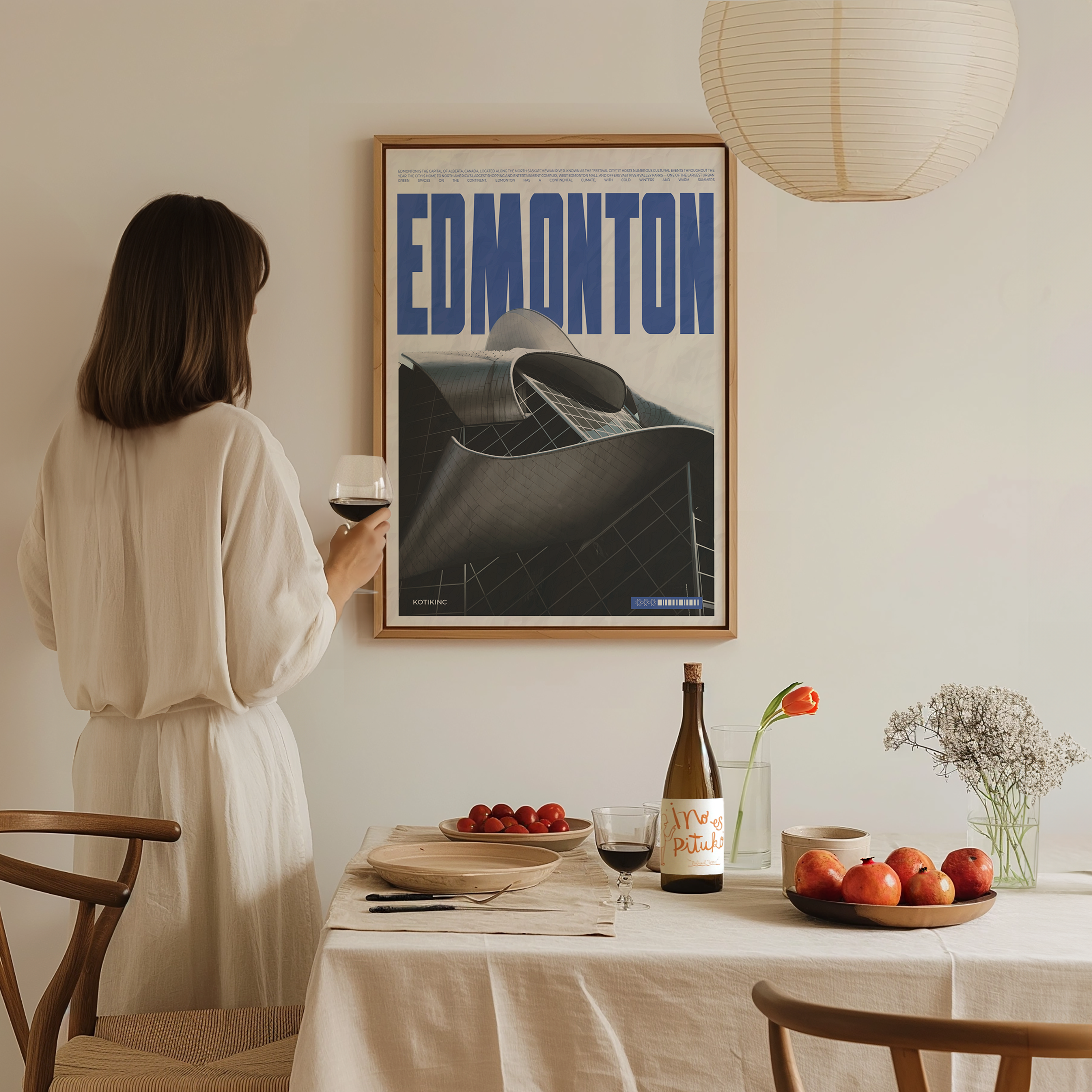 Edmonton city art print wall art poster | KOTIKINC — view 4