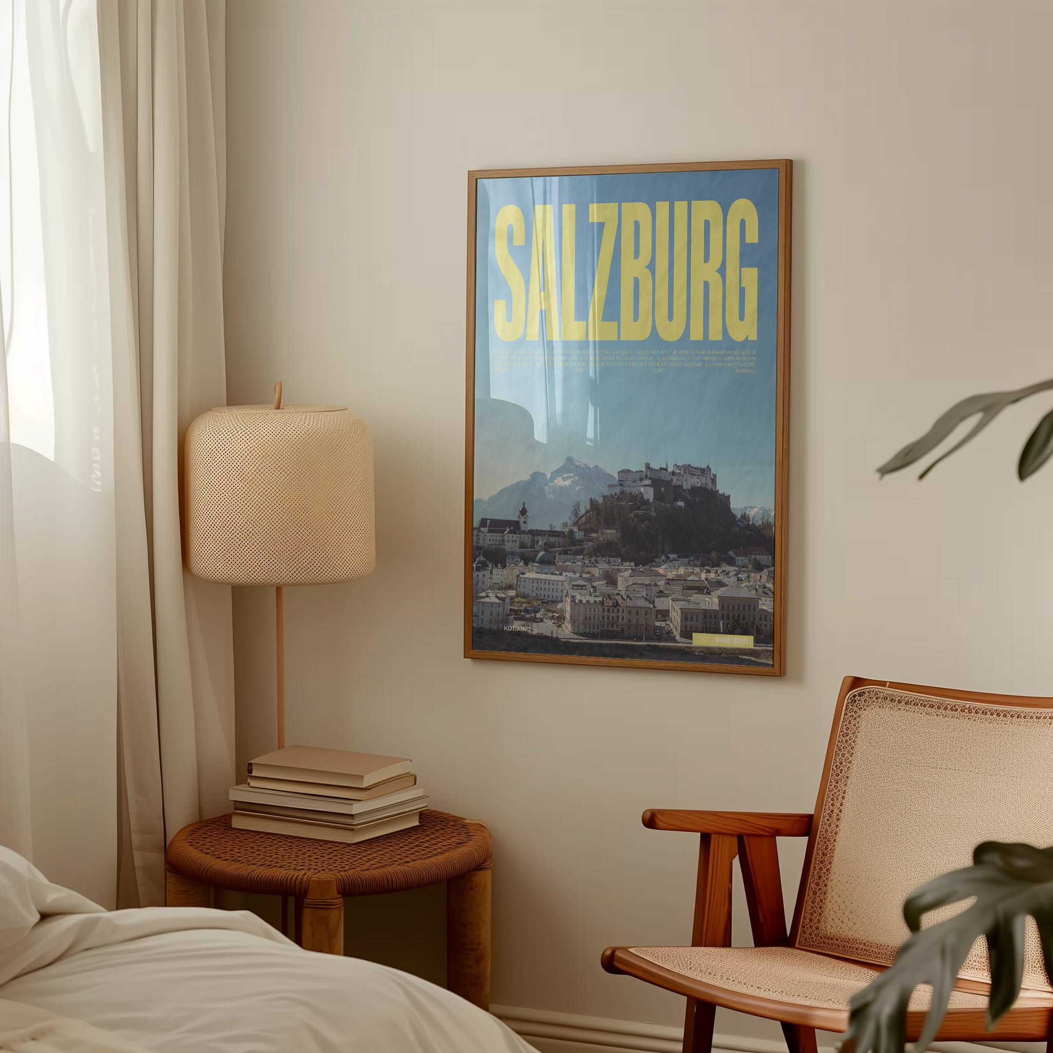 Salzburg city art print wall art poster | KOTIKINC — view 5