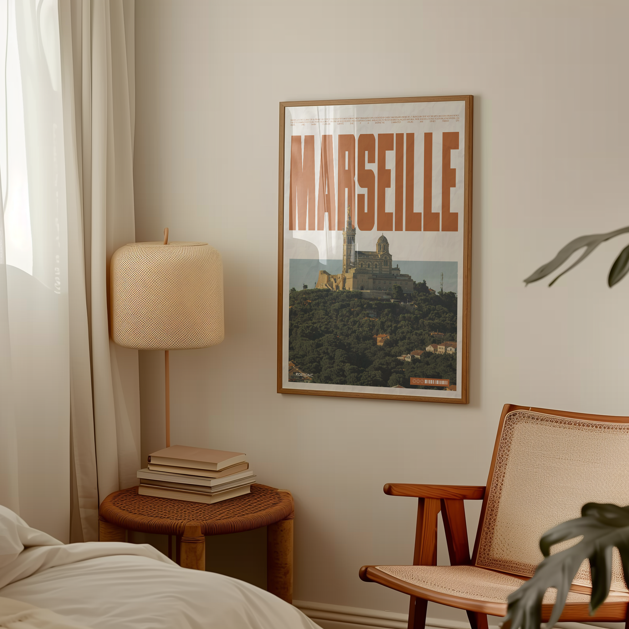 Marseille city art print wall art poster | KOTIKINC — view 3